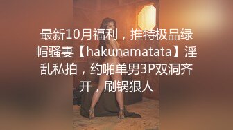 最新10月福利，推特极品绿帽骚妻【hakunamatata】淫乱私拍，约啪单男3P双洞齐开，刷锅狠人