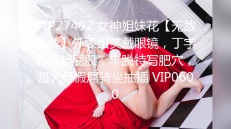 STP27492 女神姐妹花【无敌兔兔】外表甜美戴眼镜，丁字裤翘起屁股，半脱特写肥穴，超大号假屌骑坐抽插 VIP0600